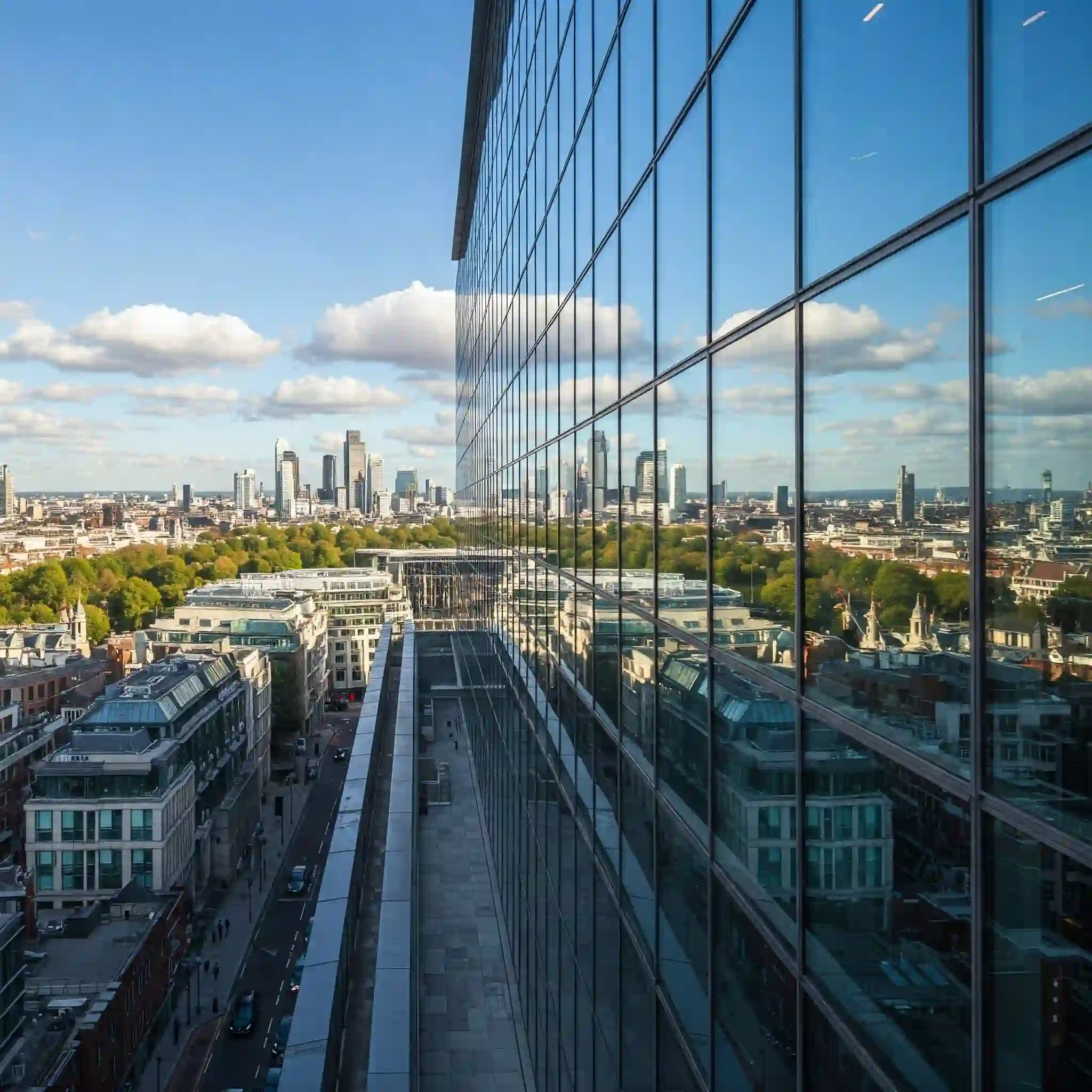 Professional curtain wall installation in London